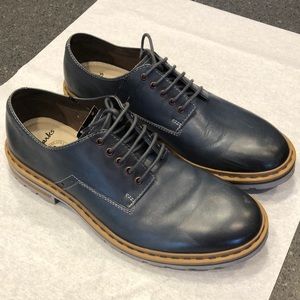 Men’s dark blue C&J England TOR Derby Oxford Shoe.